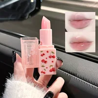Cherry Hydrating Lip Balm and Lip Oil Set Gege Bear Light Moisturizing Soothing and Tender Lips for Winter Use 2