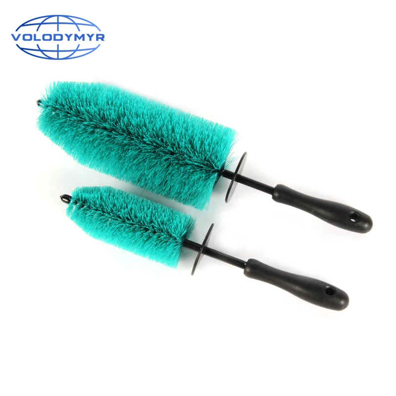 Volodymyr Car Rim Brush Green Soft PP Bristles Small or Big for Auto Hub  Wheel Cleaning Washing Tire Detailing Clean Tools