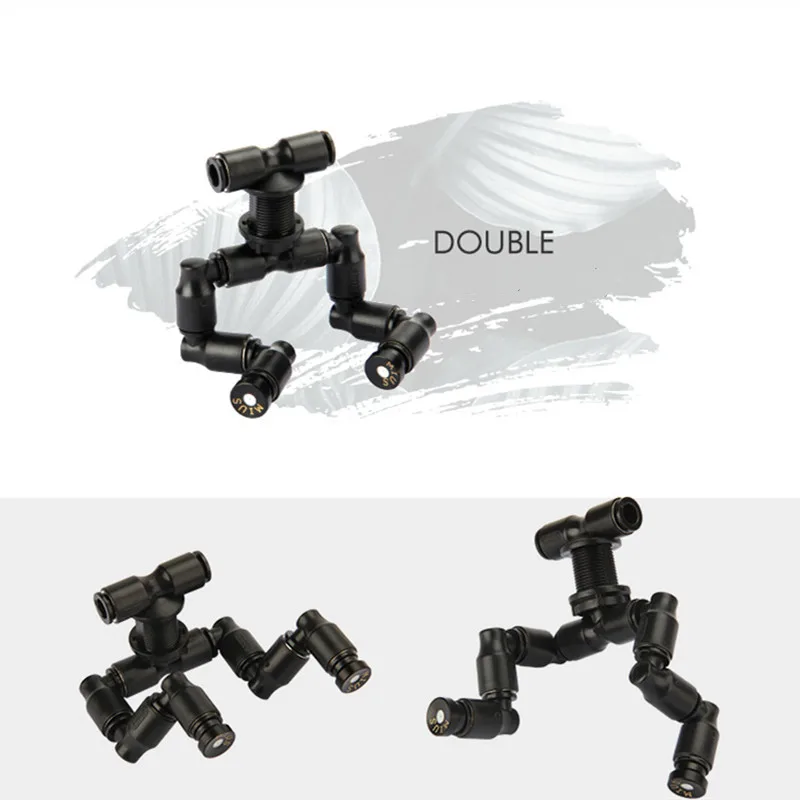 Sprinkler MIUS Smart Reptiles Fogger Mist Sprinkler Rainforest Tank 360 Adjustable Aquarium Aquatic Pet Cooling System reptile fogger