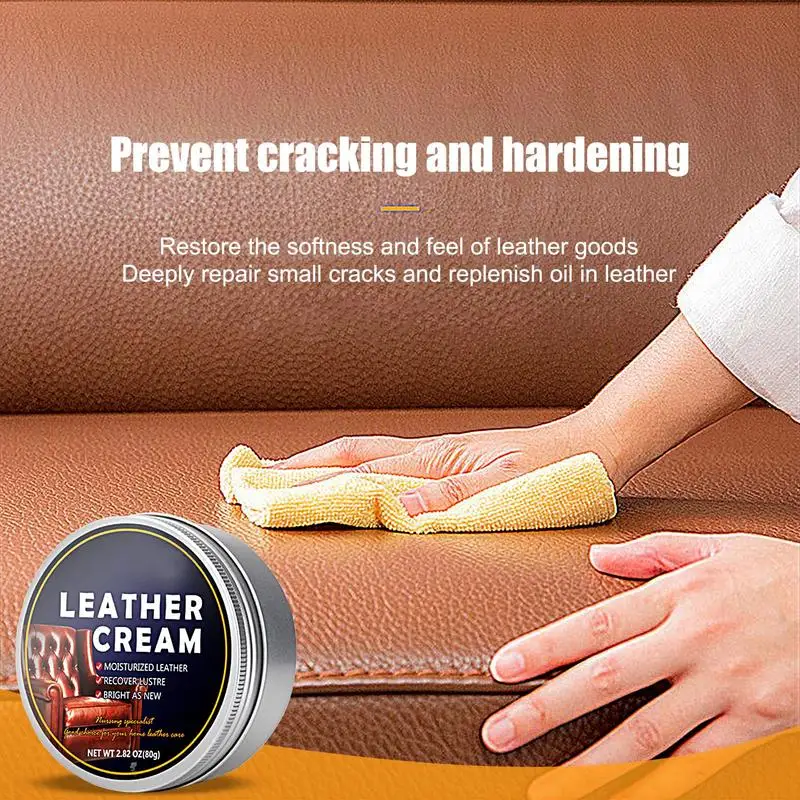 Leather Care Cream 80g Oil For Leather Boots All-Natural Cream Waterproof Soften And Restore Care Will Not Darken