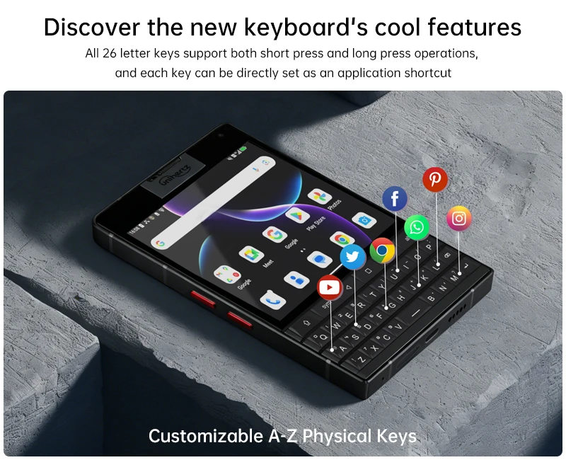 Unihertz Titan 2 Newest 5G Android Smartphone with QWERTY Physical