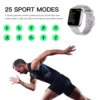 2025 Luxury Smart Watch Men Fitness Heart Rate Monitor Waterproof Sports Smartband Wrist Smartwatch for Women Android IOS Phones 5