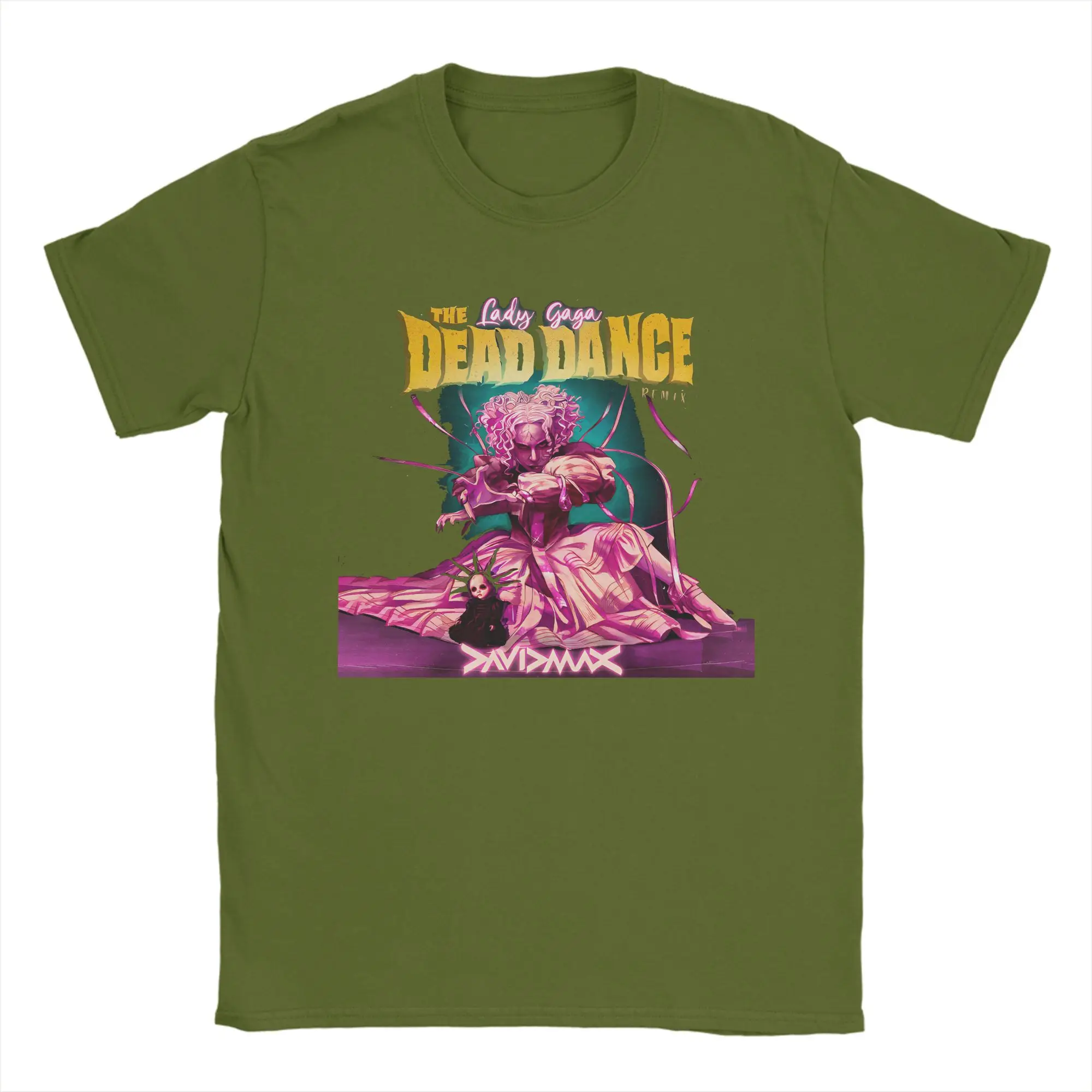 Men Women Graphic Printed The Dead Dance Lady Gaga T Shirt Tee 100