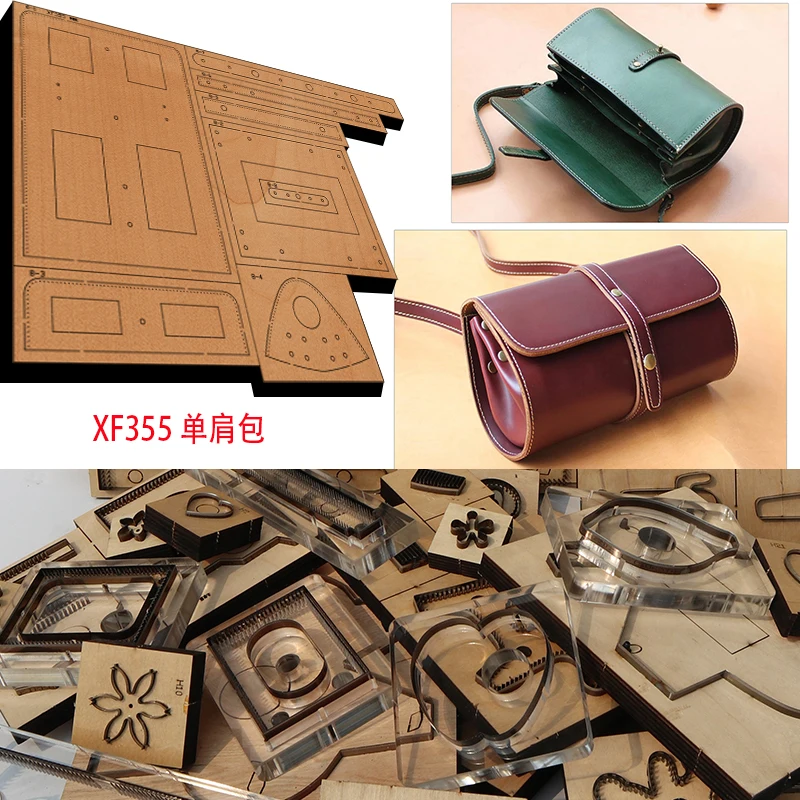 

Новая японская стальная лезвие, деревянная сумка на одно плечо, кожаный ремесло, перфоратор, ручной инструмент, нож для резки, форма XF355, инструменты для работы с кожей