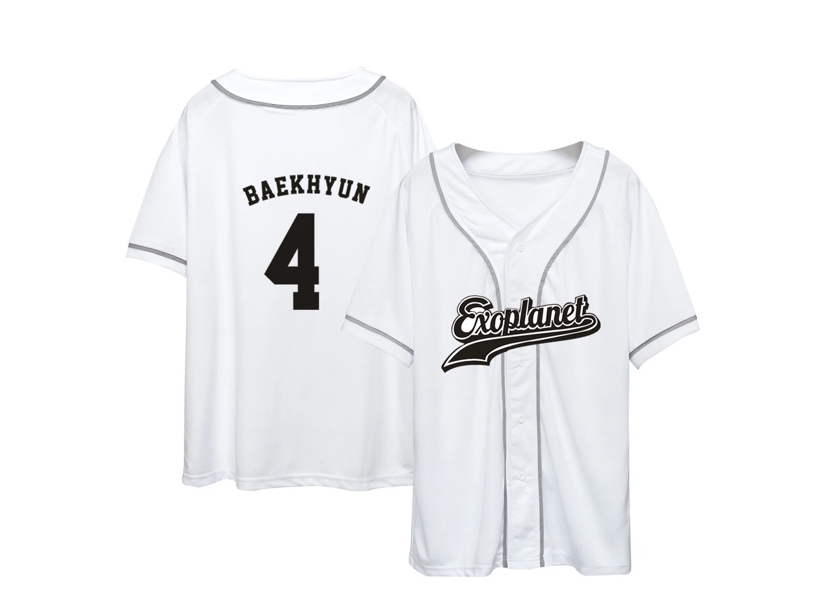KPOP SUHO BAEKHYUN CHEN CHANYEOL KAI SEHUN XIUMIN LAY Baseball T