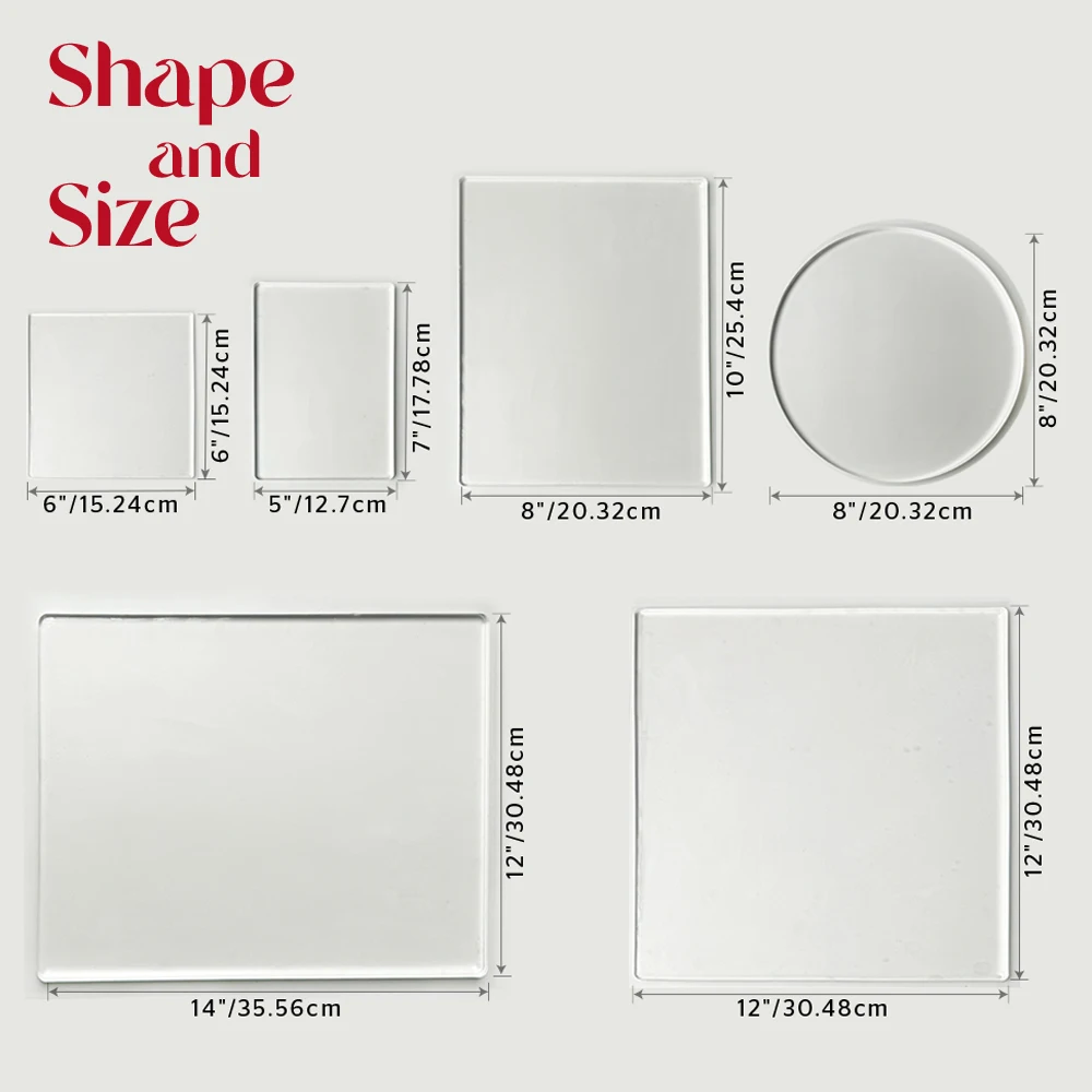 Gel Printing Plate Media Plate & Brayer Roller Bundle Printmaking Kit