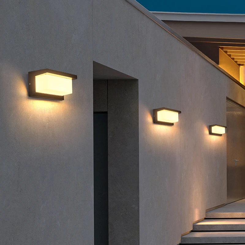 

Decorative Lighting Outdoor Wall Lamp For Balcony Courtyard Garden Stairway Corridor Wall Light Lustre Sconce Simple Luminaire