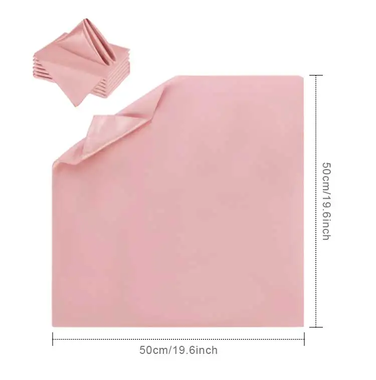 Wedding Napkins Decoration Cloth Square Satin Fabric Handkerchief Napkin 12pcs 50x50cm Party Home Supplies Dinner Table Decor