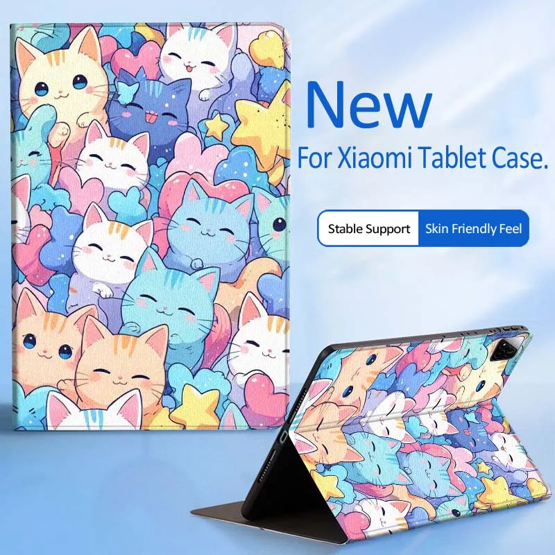 Cute Cat Art Tablet Case Gift - Popular Design