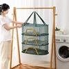 Multifunctional Portable Foldable Muti-layer Hanging Drying Net for Dry Goods Vegetable Fruit Herbs Clothing Non-toxic Polyester 1