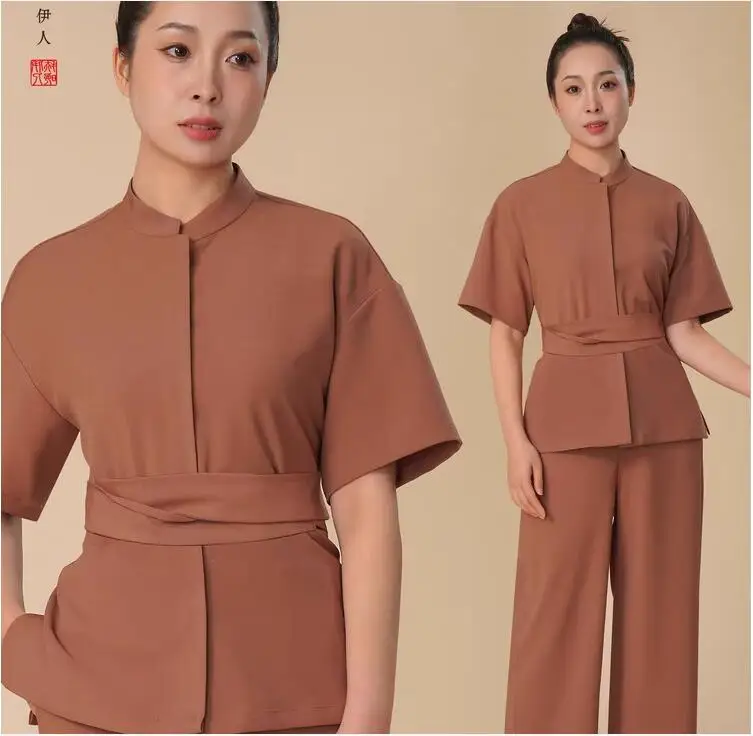 new-chinese-style-technician-uniform-high-end-beauty-salon-beautician-work-uniform