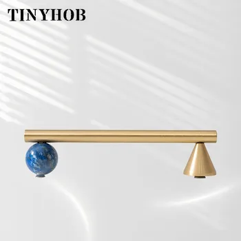 คริสตัลธรรมชาติ + ทองเหลืองเฟอร์นิเจอร์สําหรับห้องครัวตู้ลิ้นชักดึงตกแต่งบ้าน/สีชมพูตู้ฮาร์ดแวร์ตกแต่งลูกบิด 1