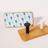 New Wall Wood Hook Decorative Coat Cloth Hanger Hook 3M Adhesive Bathroom Towel Robe Holder Rack Kitchen Gadgets Organizer Hook 3
