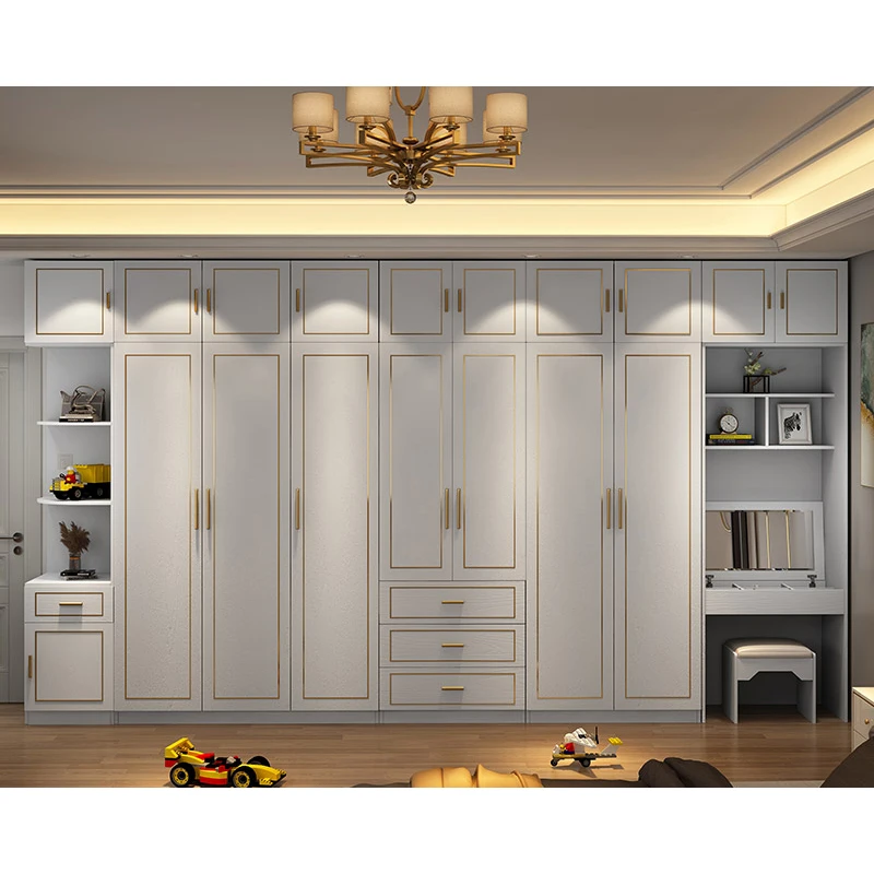 Open Closet Door With Clothes