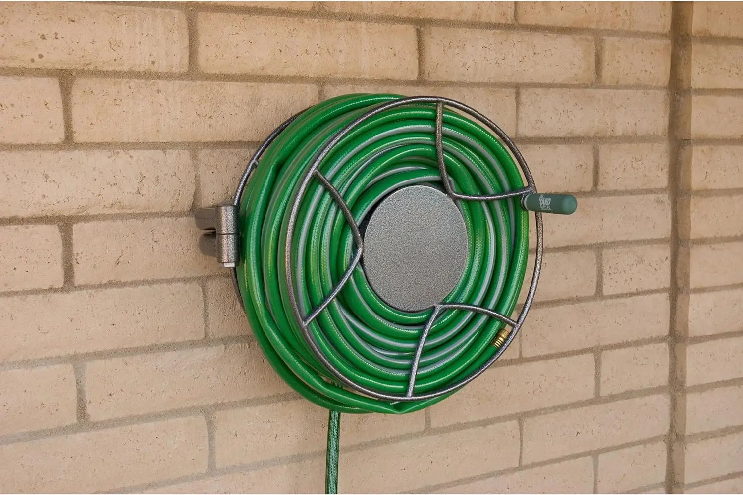 Yard Butler Swivel Hose Reel - 180 Degree Pivoting Wall Mount for Garden Hose Storage