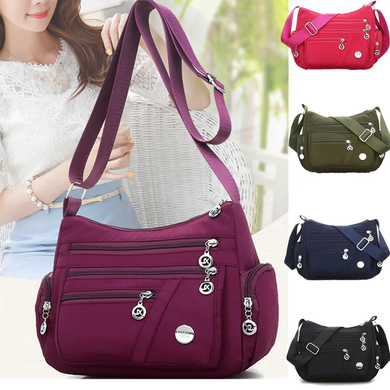 

New Women Bag Nylon Waterproof Messenger Bags For Lady Crossbody Shoulder Bag Casual Handbags High Quality