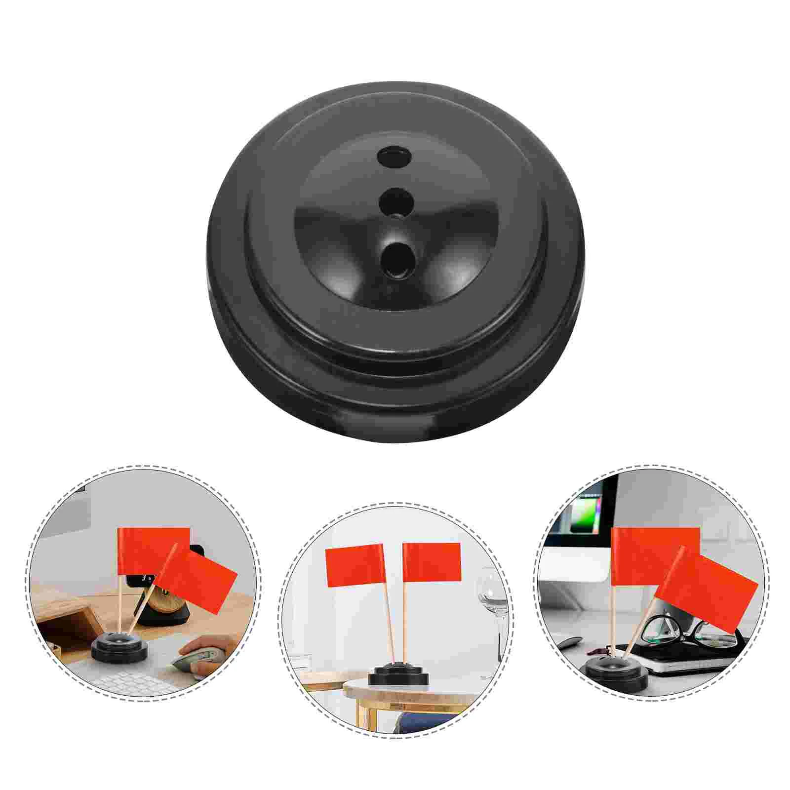 

Flag Socket Indoor Holder Office Outdoor Plastic Mini for Party Pole Stand Small Holders Flags