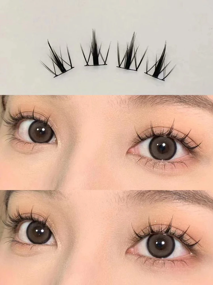 

Dream Deer Cloud False Eyelashes 120 Clusters Mixed Size Chinese Makeup Natural Manga Lashes Mink Eyelashes Natural