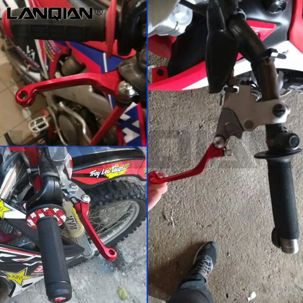 Dirt Bike Pivot 레버 오토바이 브레이크 클러치 레버 Kawasaki KX KLX KDX 65 80 85 125 150 250 450 F R SR D-TRACKER 부품