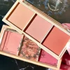 3 Colors/set Blush Plate Peach Pallete Ace Mineral Pigment Cheek Blusher Powder Makeup Professional Contour Shadow Pink Blush 2
