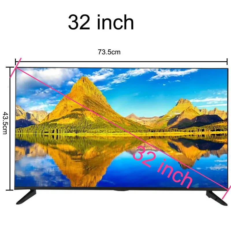 지능형 네트워크 TV 울트라 클리어 스마트 텔레비전, LED 스크린, 컴퓨터 모니터, 와이파이 무선 스크린 프로젝션, 32 인치, 1920x1080