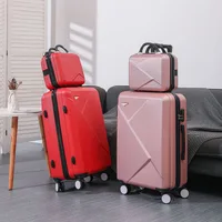 Ensemble de bagages valise de 14 pouces 20-28 pouces valise de grande capacité bagages à roulettes valise de voyage ensemble pratique pour le voyage 2