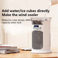 Ventilateur de climatisation portable USB Midea silencieux pour bureau, maison, camping, humidificateur, brumisateur, lampe de nuit, rafraîchisseur d'air 4