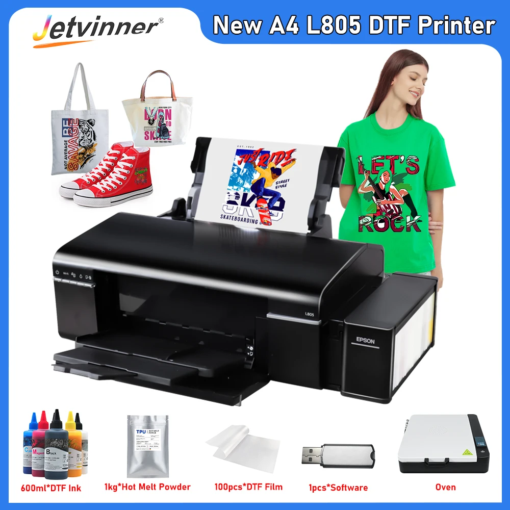 A4-L805-DTF-Printer-Impresora-DTF-Textil-Printing-Clothes-Machine ...