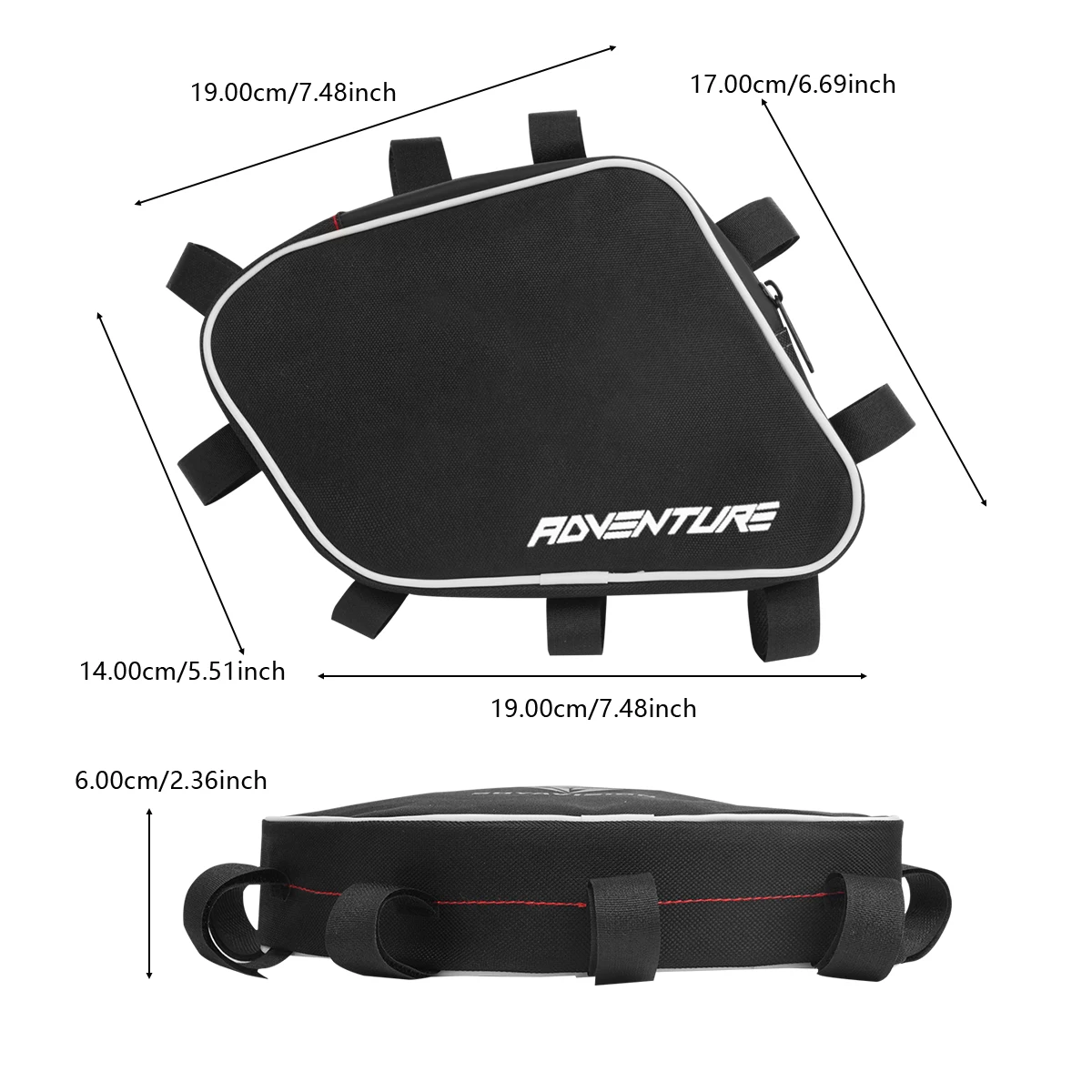Bumper Storage Bags for Adventure Motorcycle Crash Bars
