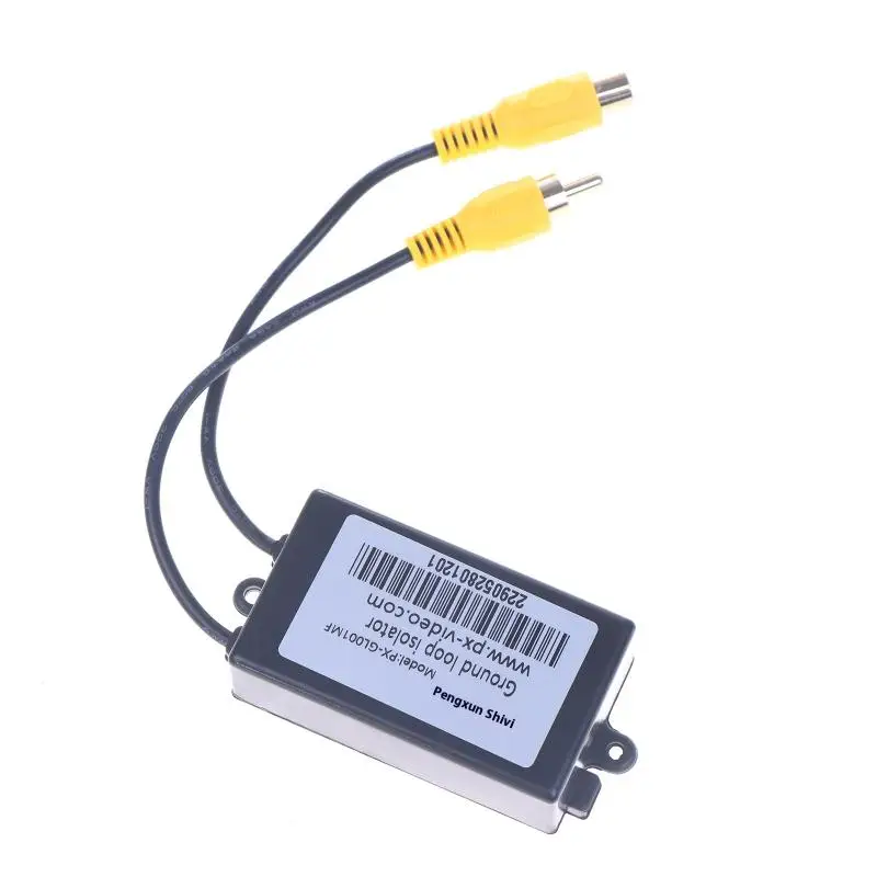 Plastic RCA Video Isolator Monitoring Video Interference AV Video Filter Eliminates Strong Current Horizontal Grain Snowflake