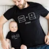 Copy Paste Shirt Father and Baby Matching Shirts Ctrl C Ctrl V Print Daddy Daughter Shirts New Father's Day Gift 4