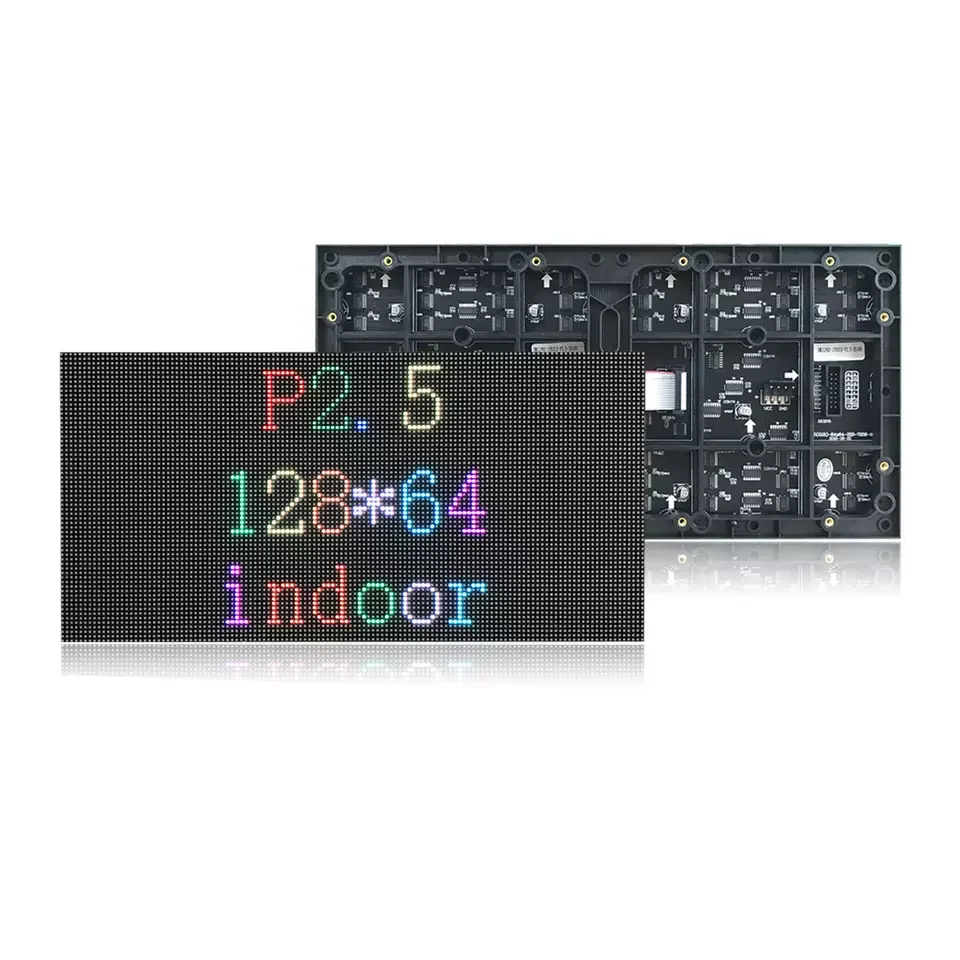 HD LED Full-Color Indoor P2.5 Module 320X160 SMD2121 32Scan 128*64 Pixels Display RGB Video Panel Matrix Wall Screen led modules led module