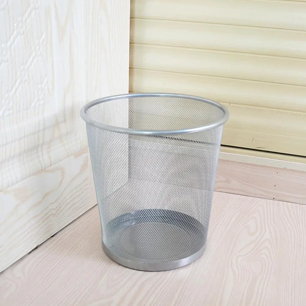 Dropshipping!!mesh Trash Bin Paper Basket Kitchen Bedroom Office