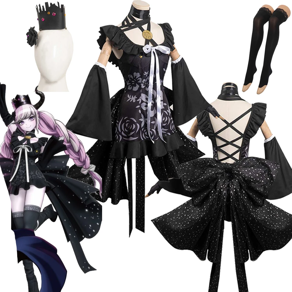 game-enigma-archives-cos-rain-code-death-cosplay-dress-costume-skirts-crown-outfits-adult-halloween-carnival-suit-ladies-women
