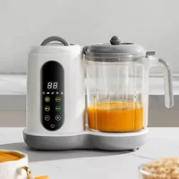 Многофункциональная машина для приготовления детского питания, автоматический процессор, пароварка, блендер для пюре, подогреватель молока с дисплеем температуры