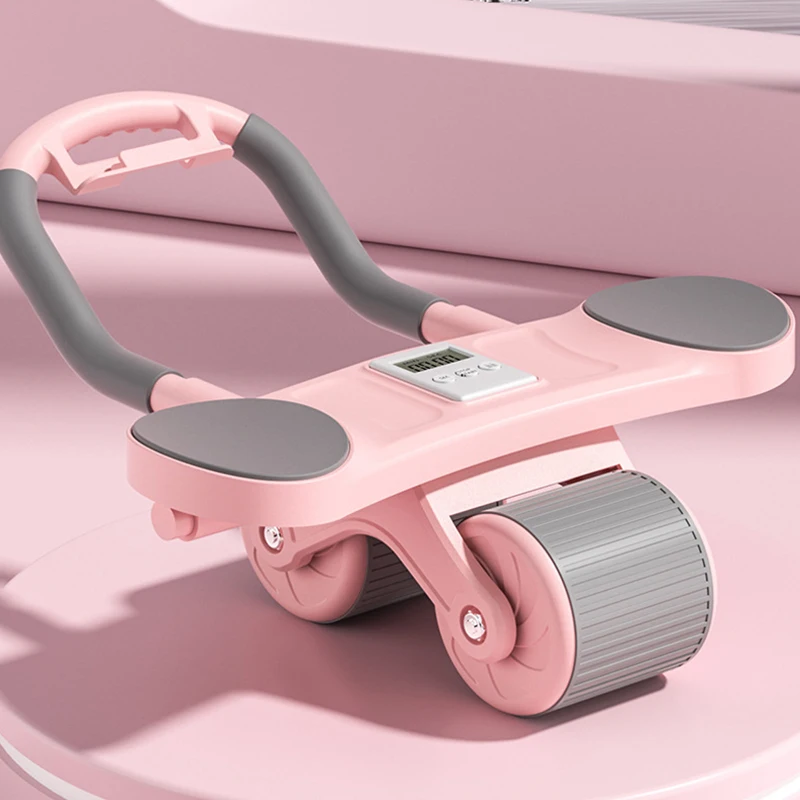 

Elbow Support Automatic Rebound Abdominal Wheel, Ab Roller for Abdominal Exercise Machine, Exercise Roller Wheels with Knee Mat