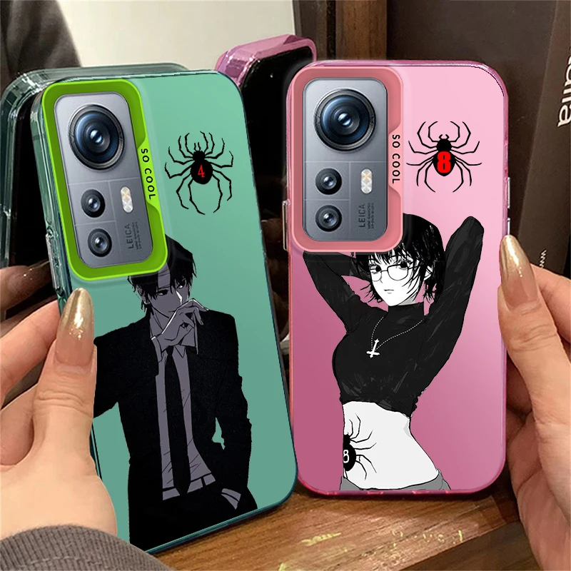 Cartoon P-Hantom T-Roupe Cool Per Redmi K60 12 10X 9T 9C 8 A1 A2 Plus 4G Custodia Per Telefono Argento Colorato Moda