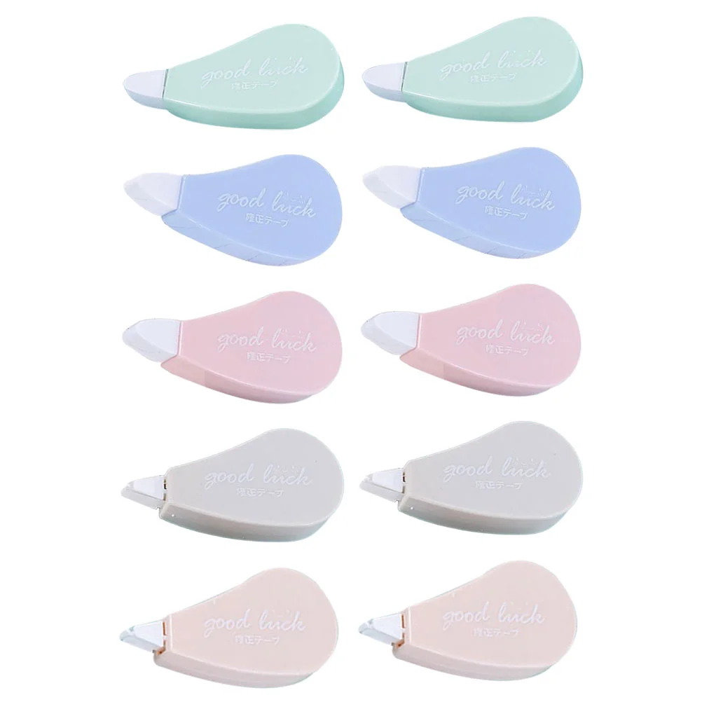 

10Pcs White Out Tape Writing Correction Tape Instant Correction Tapes Students Stationery