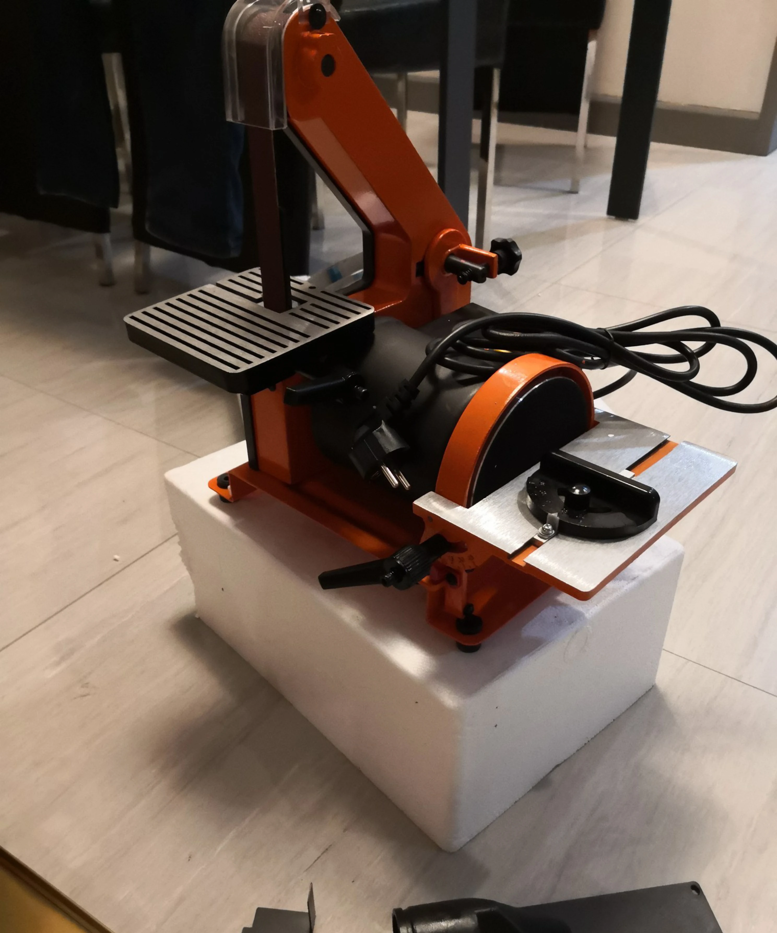 

220 В шлифовальный станок ленточный шлифовальный станок металлический полировщик нож шлифовальный станок