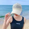 Fashion Retractable Large Brim Sunscreen Hat Breathable Mesh Sun Protection Caps Outdoor Sports Anti-UV Baseball Hat 6