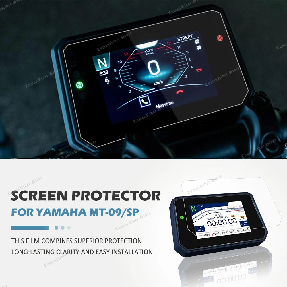 Yamaha MT-09 MT 09SP Motorcycle Accessories Scratch Cluster Screen Dashboard Protection Instrument Film motorcycle screen protector