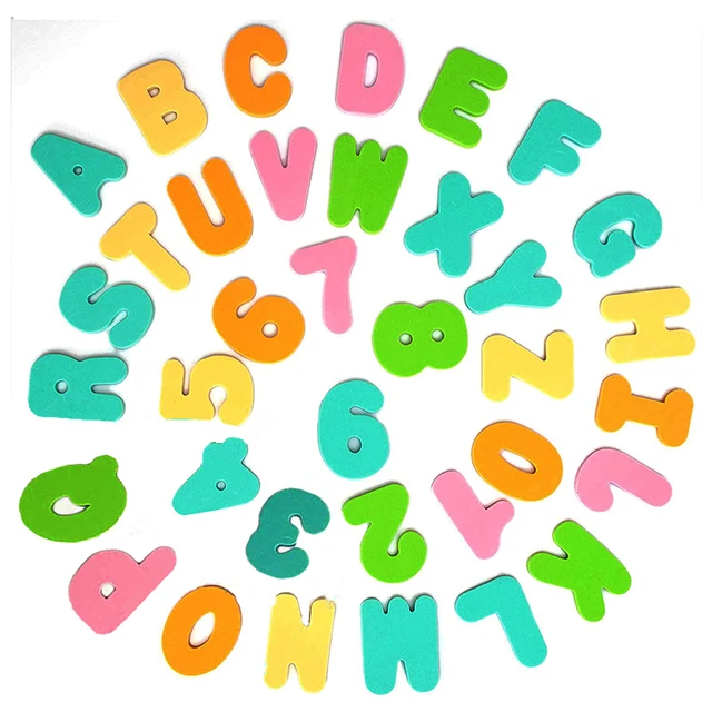 Wholesale Alphabet Letters and Numbers Foam Bath Toys for Kids