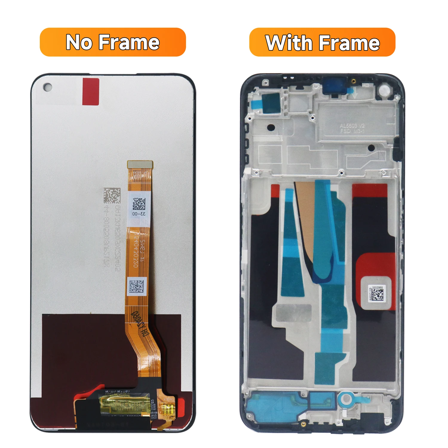 6.6 Oppo Realme 8i RMX3151 LCD 디스플레이 터치 스크린(프레임 포함), Realme 9i RMX3491 디스플레이 교체용