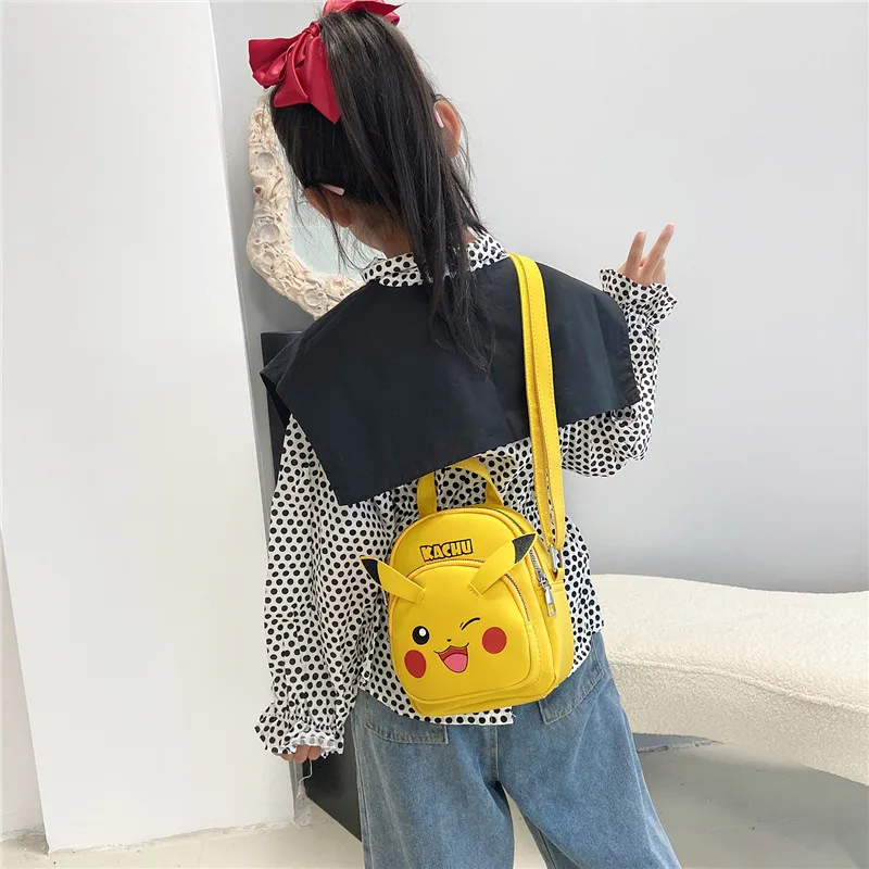 Pokemon Pikachu School Bag Crianças 1 ° Para 3 ° Grau Leve Dacron Moda  Criativa Reflexiva Impermeável Respirável Mochila - AliExpress
