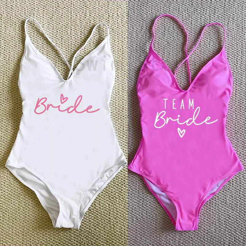 One Piece Swimsuit Women Sexy Padded Summer Bathing Suit Beachwear Bachelorette Party S-3XL