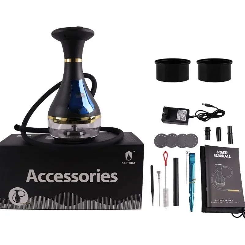 Electric Gravity Hookah Cachimba Herb Smoke Accessories bowls smoking vaporizador hierba oil burner glass pipe