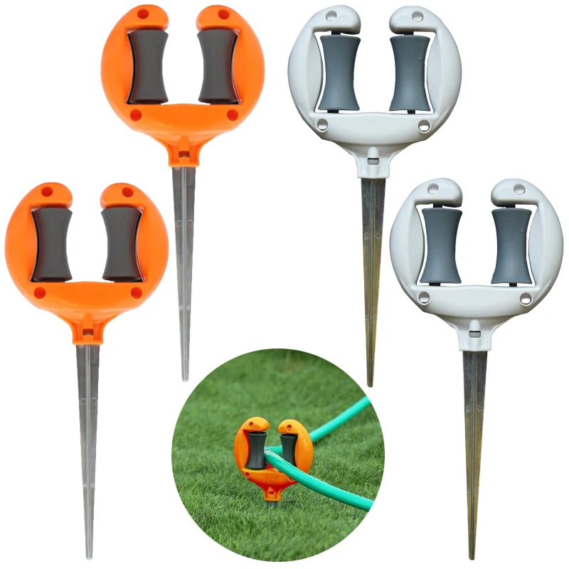 Pneumatic Tree Stake Rammers Garden Hose Guide Nail Top Roller Soft Water Pipe Positioning Pointed ...