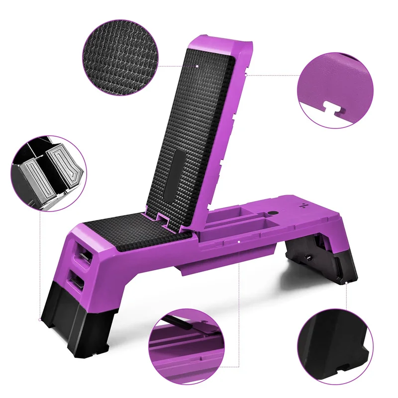 Platform Exercise Stretching Home Gym Workout Fitness Step Weight Bench