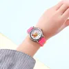 Fashion Cartoon Women's Watch Pink Women Cute Wristwatch Cartoon Pattern Quartz Watch Set for Girls Fashion Student 1