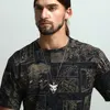 VANAXIN Iced Out Men's Hip Hop Wolf Head Pendant Animal Necklace CZ Zircon Rock Punk Rapper Black Gun Jewelry Gift 5
